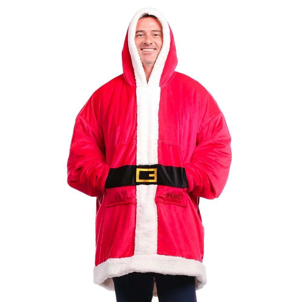 NEW THE COMFY Original | Sherpa Lined Microfiber Fleece Wearable Blanket, Oversi